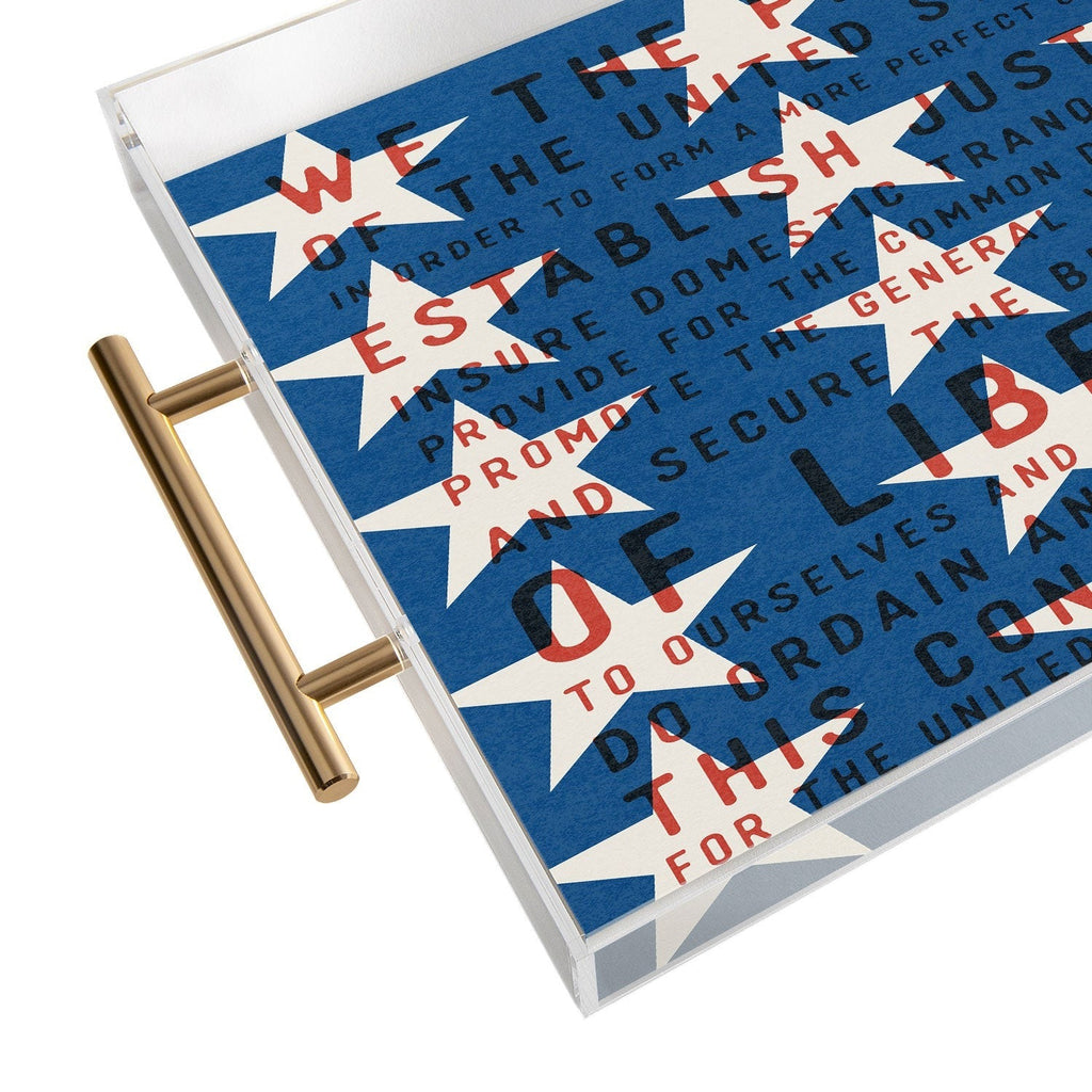 DENY Designs Starred Preamble Acrylic Tray