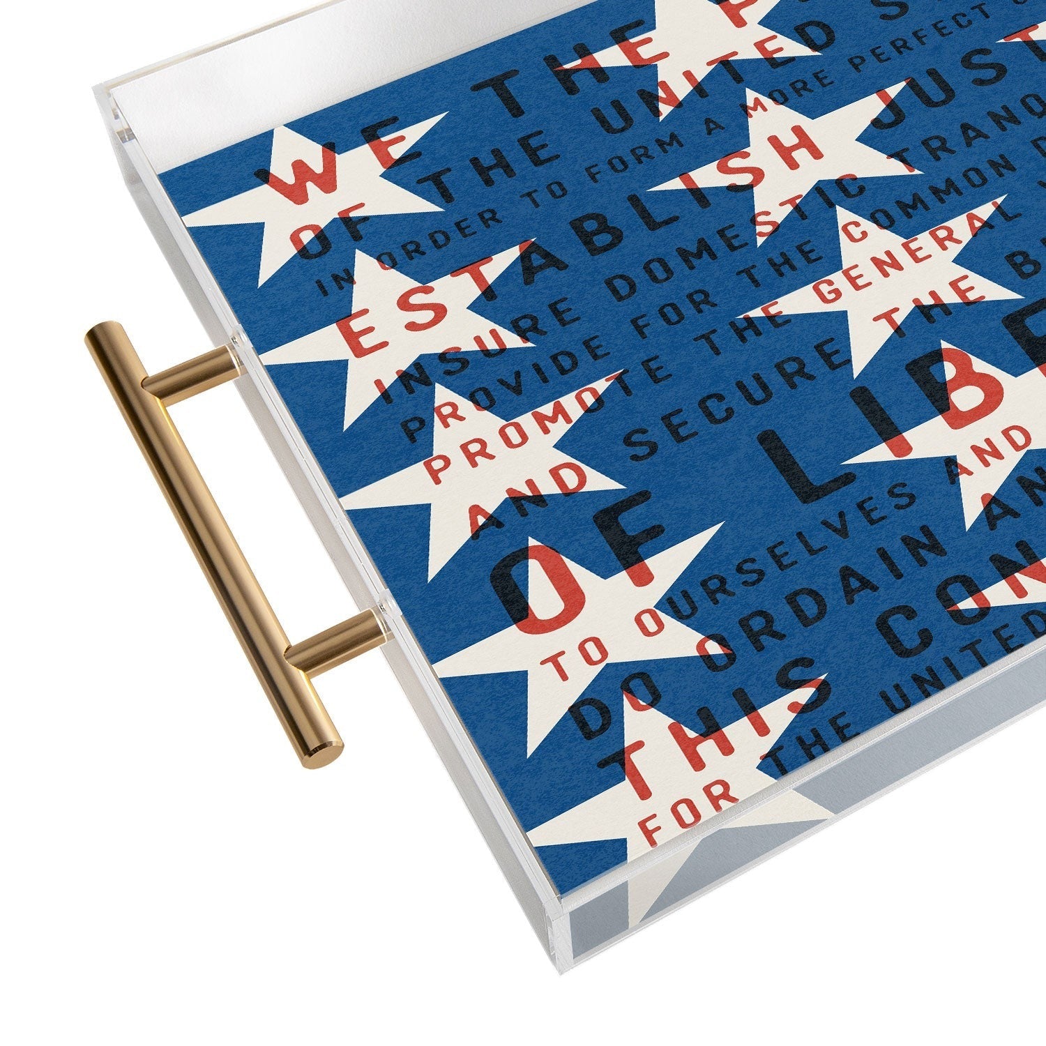 DENY Designs Starred Preamble Acrylic Tray