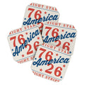 DENY Designs Bright Stars Bright Stripes Coaster Set