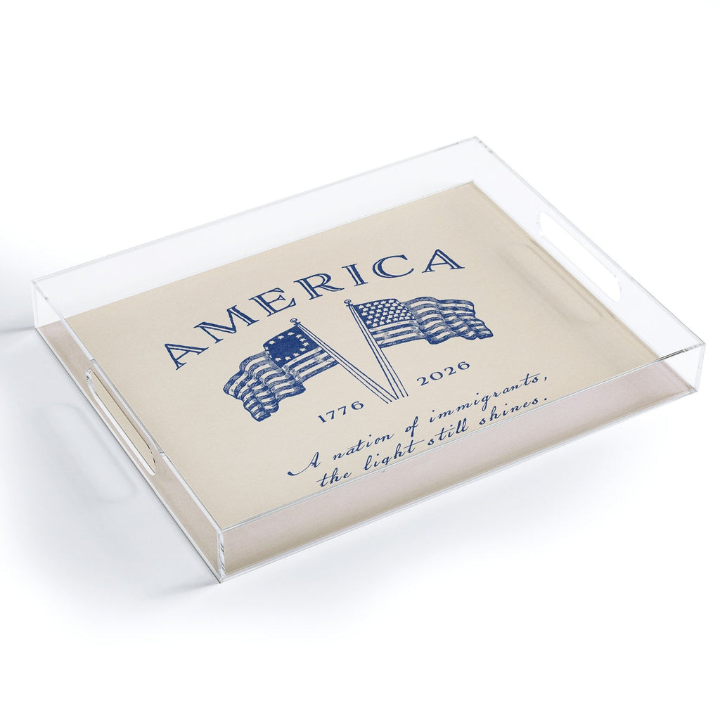 DENY Designs America250 Acrylic Tray