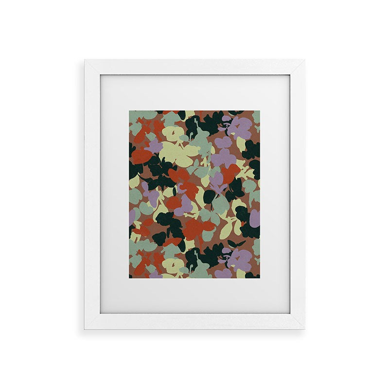 Marta Barragan Camarasa Retro Bloom Medley Framed Art Print