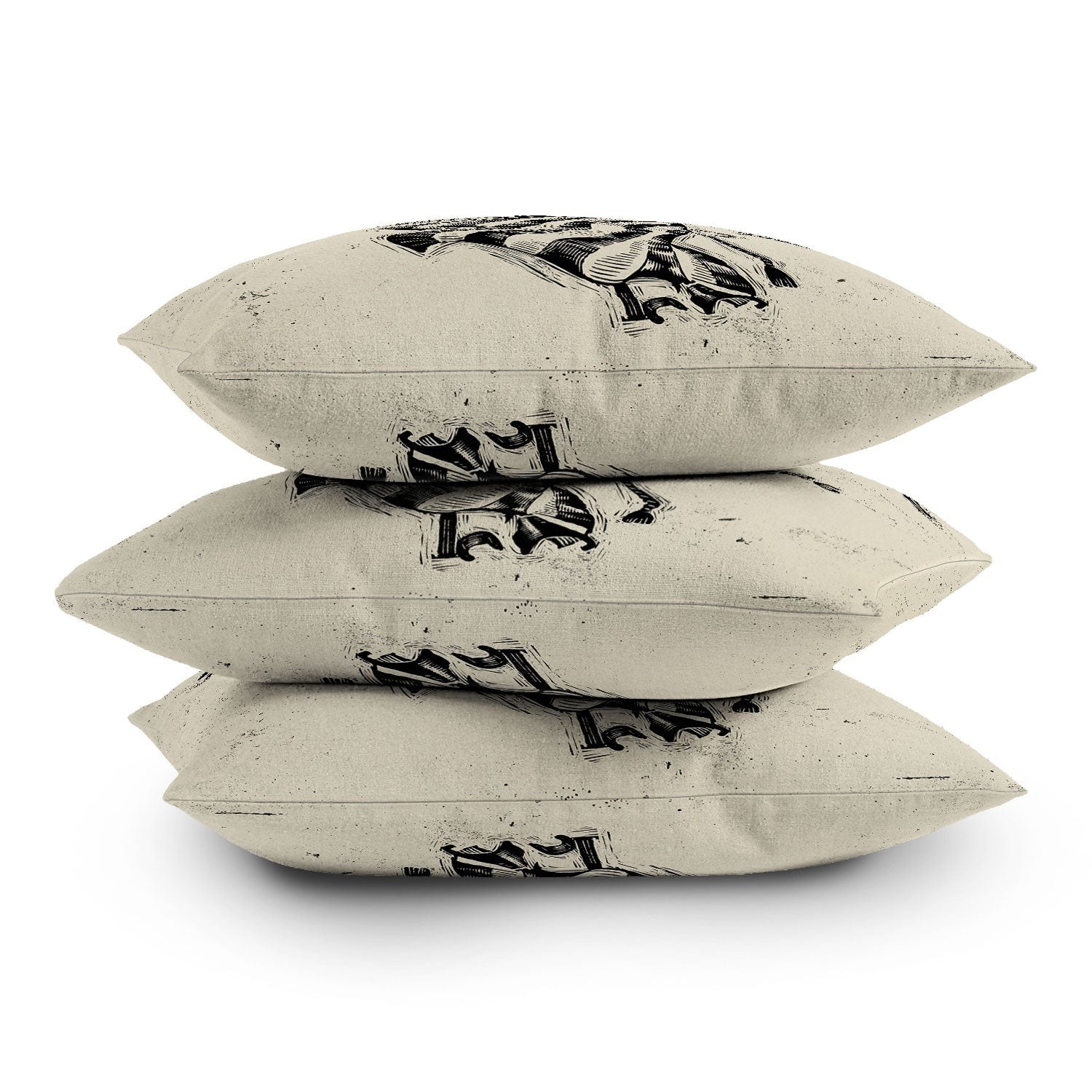 DENY Designs Let Freedom Ring Block Outdoor Throw Pillow