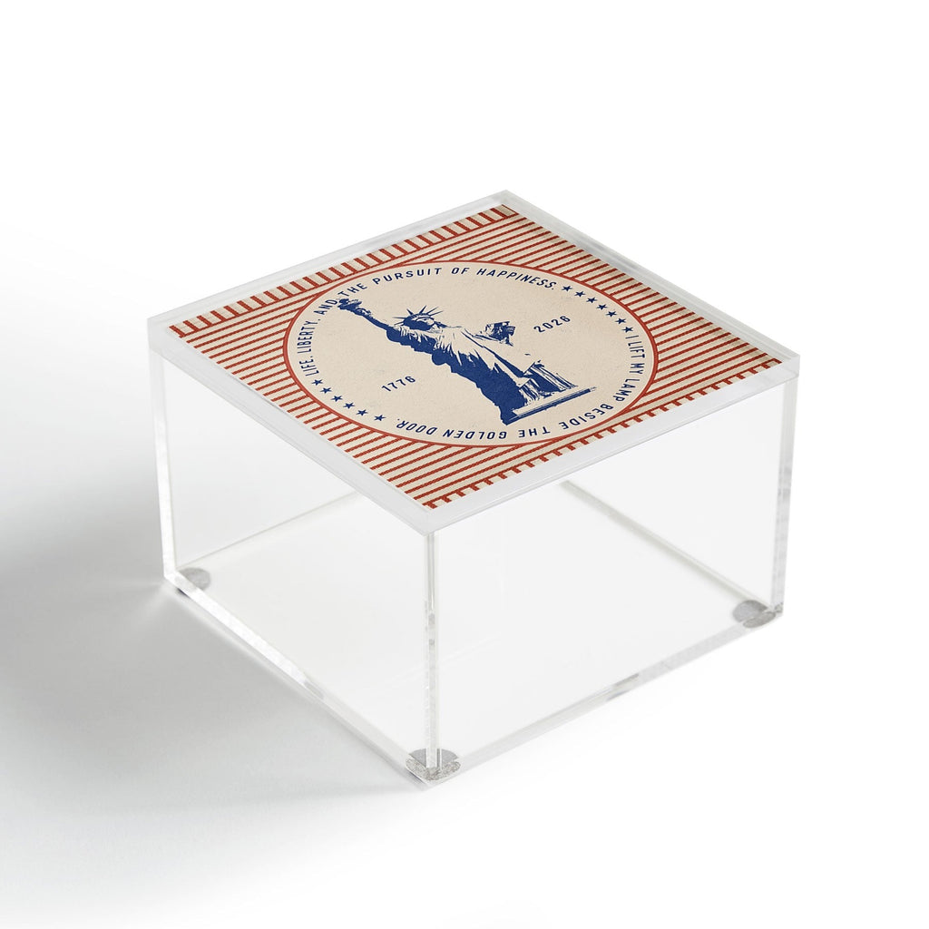 DENY Designs Life Liberty Acrylic Box