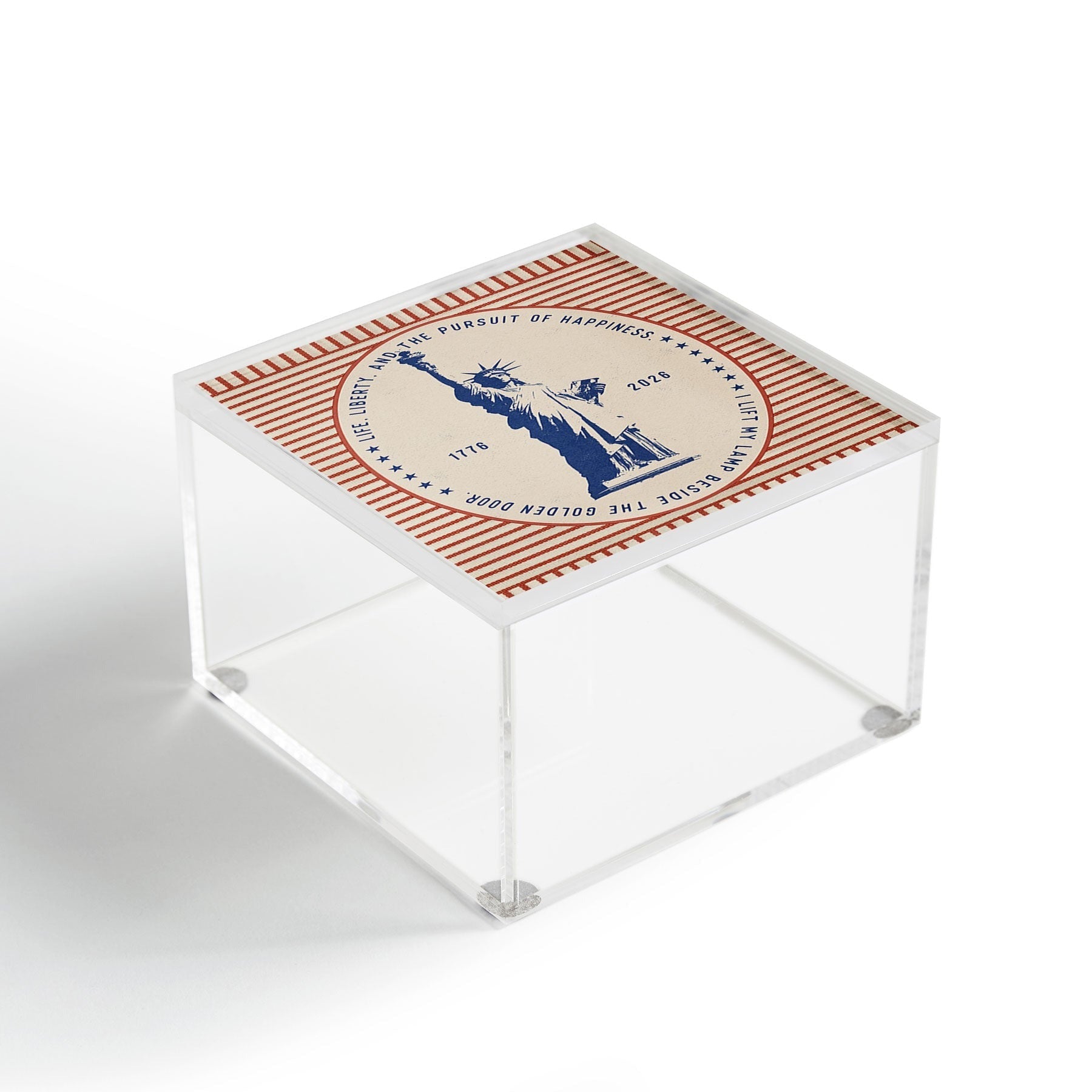 DENY Designs Life Liberty Acrylic Box