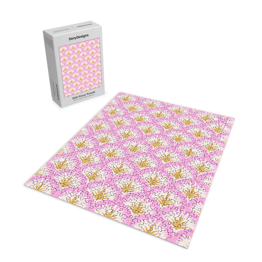 Jennifer Labre Pink Palmetto Puzzle