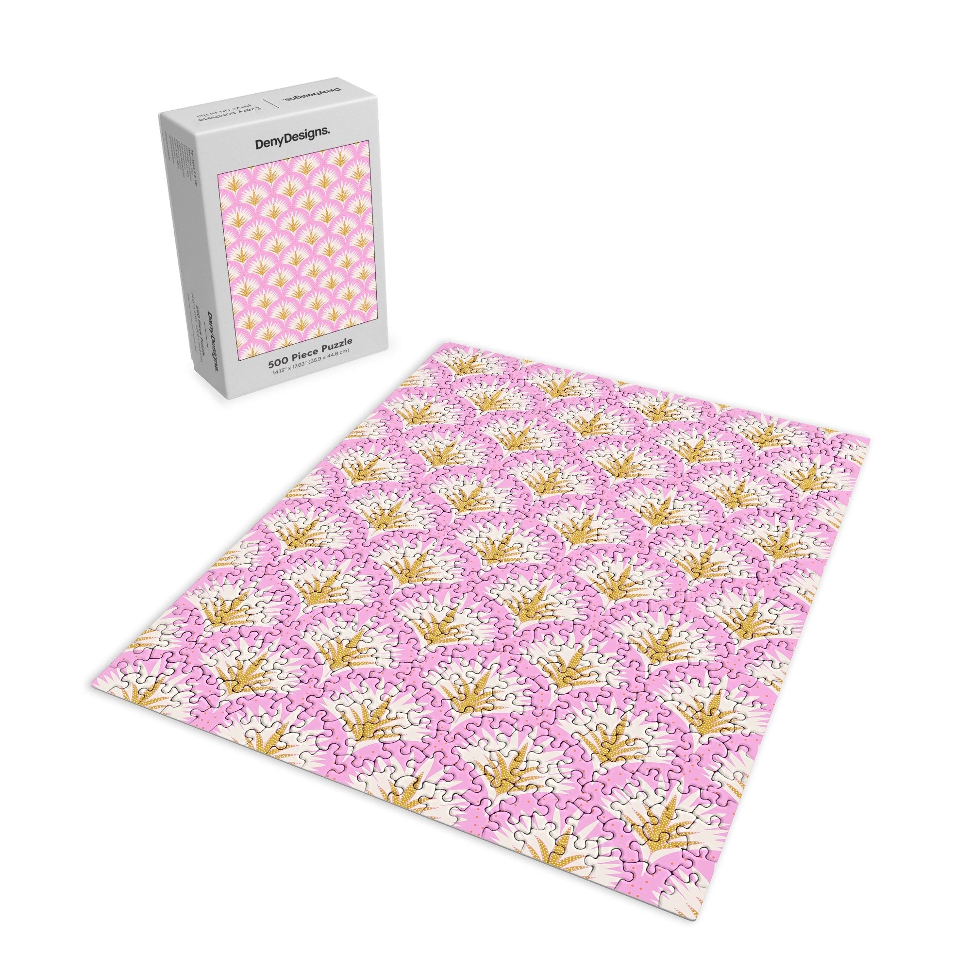 Jennifer Labre Pink Palmetto Puzzle