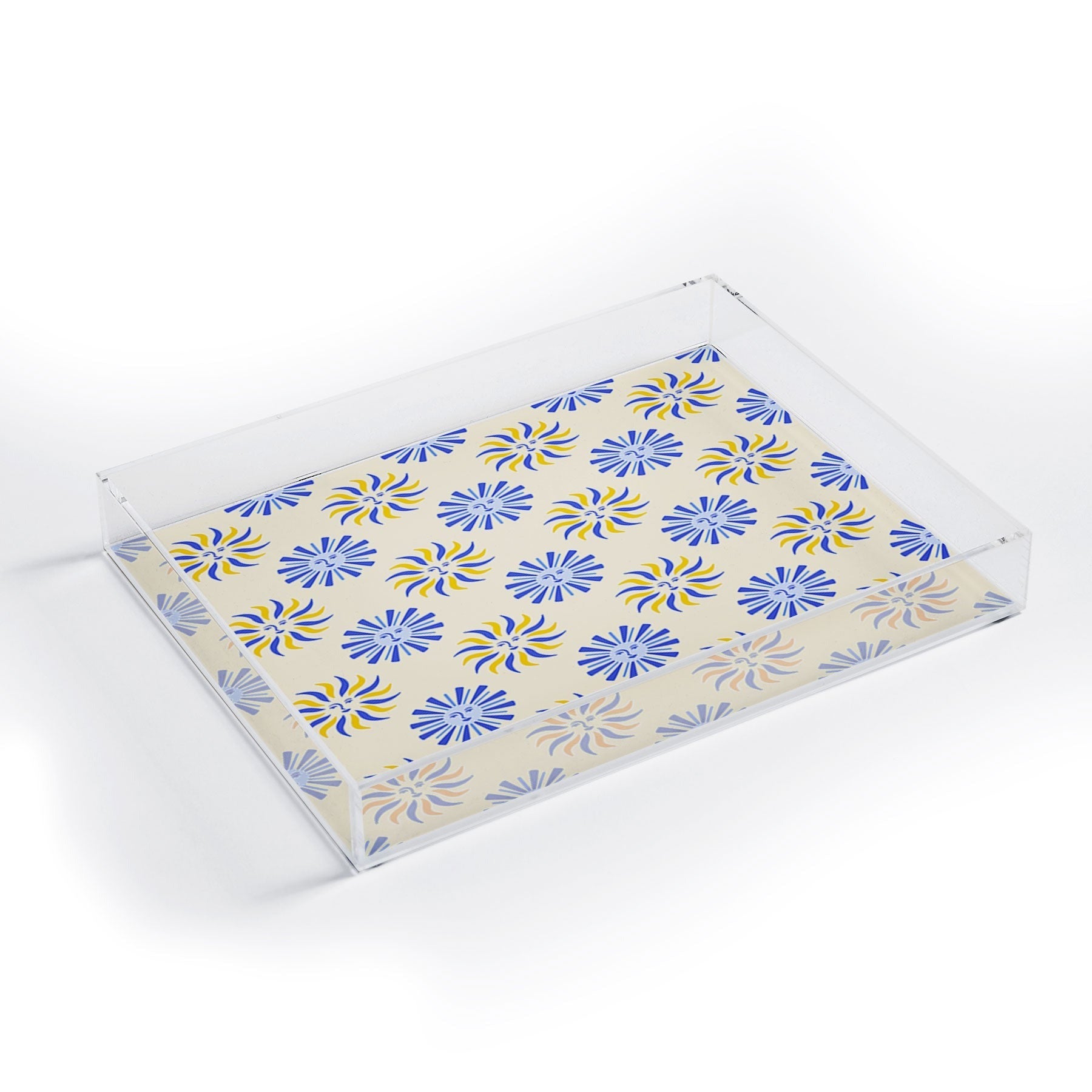Design by Spark Dolce Vita Radial Sun Flames Acrylic Tray