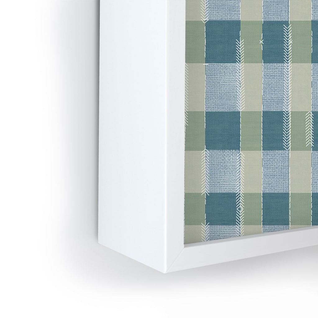 Marta Barragan Camarasa Country Style Checks Framed Mini Art Print