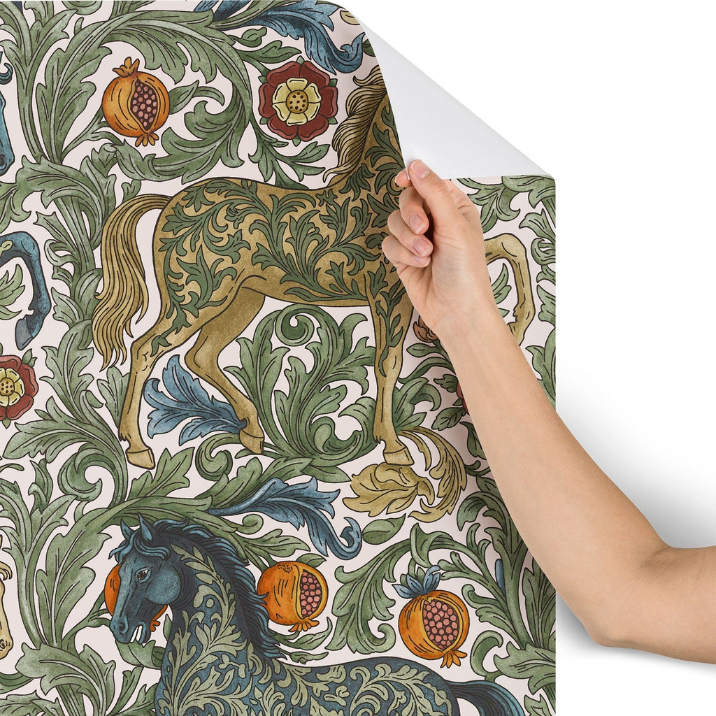 Marta Barragan Camarasa Renaissance Horse Garden Wallpaper