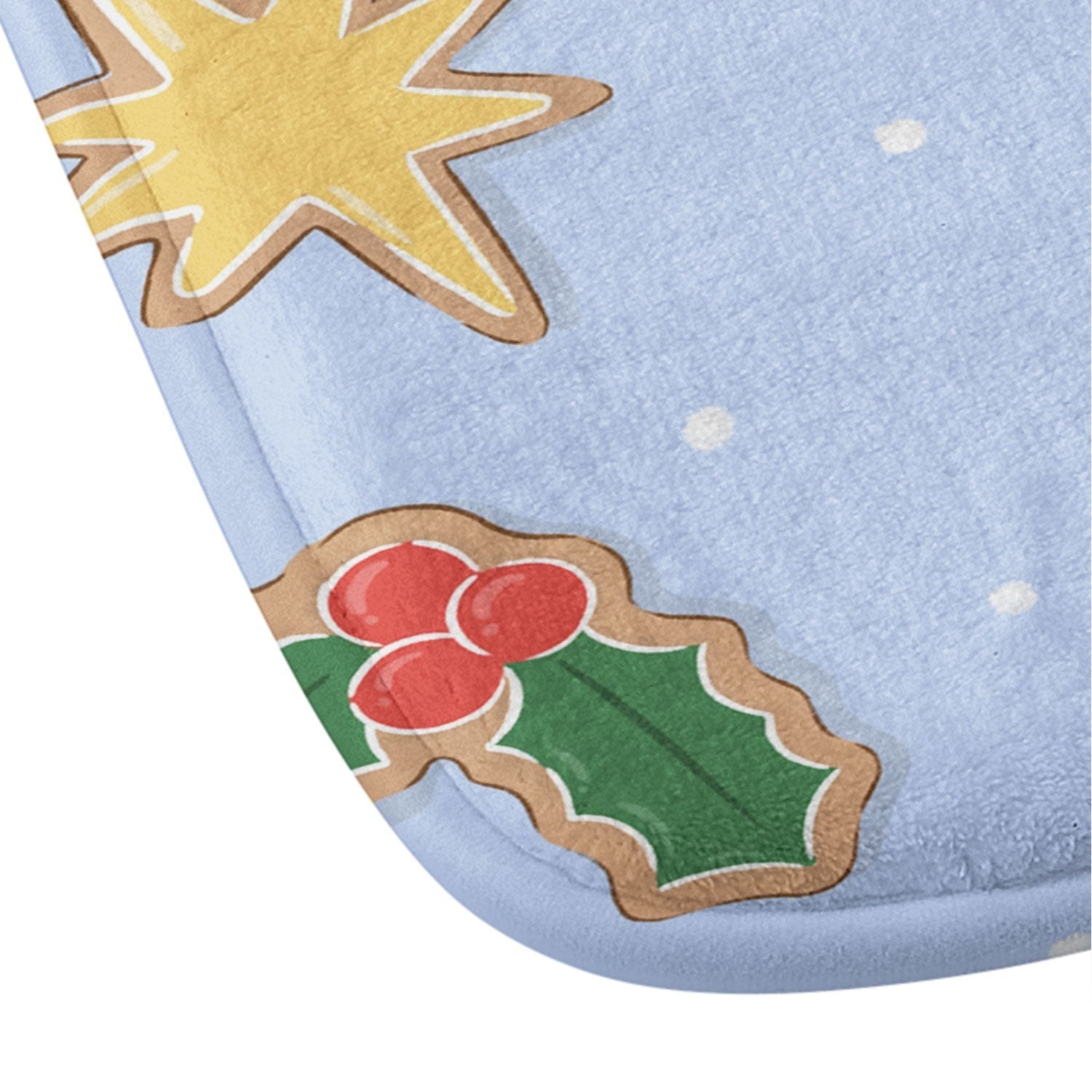 Love_Ryming Christmas Cookies Memory Foam Bath Mat