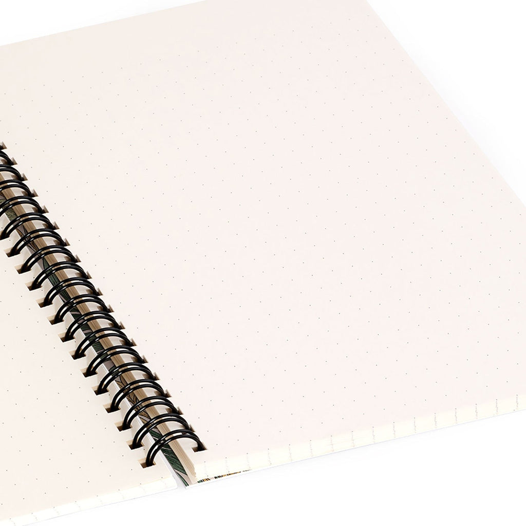 Marta Barragan Camarasa Retro Jungle Garden Spiral Notebook