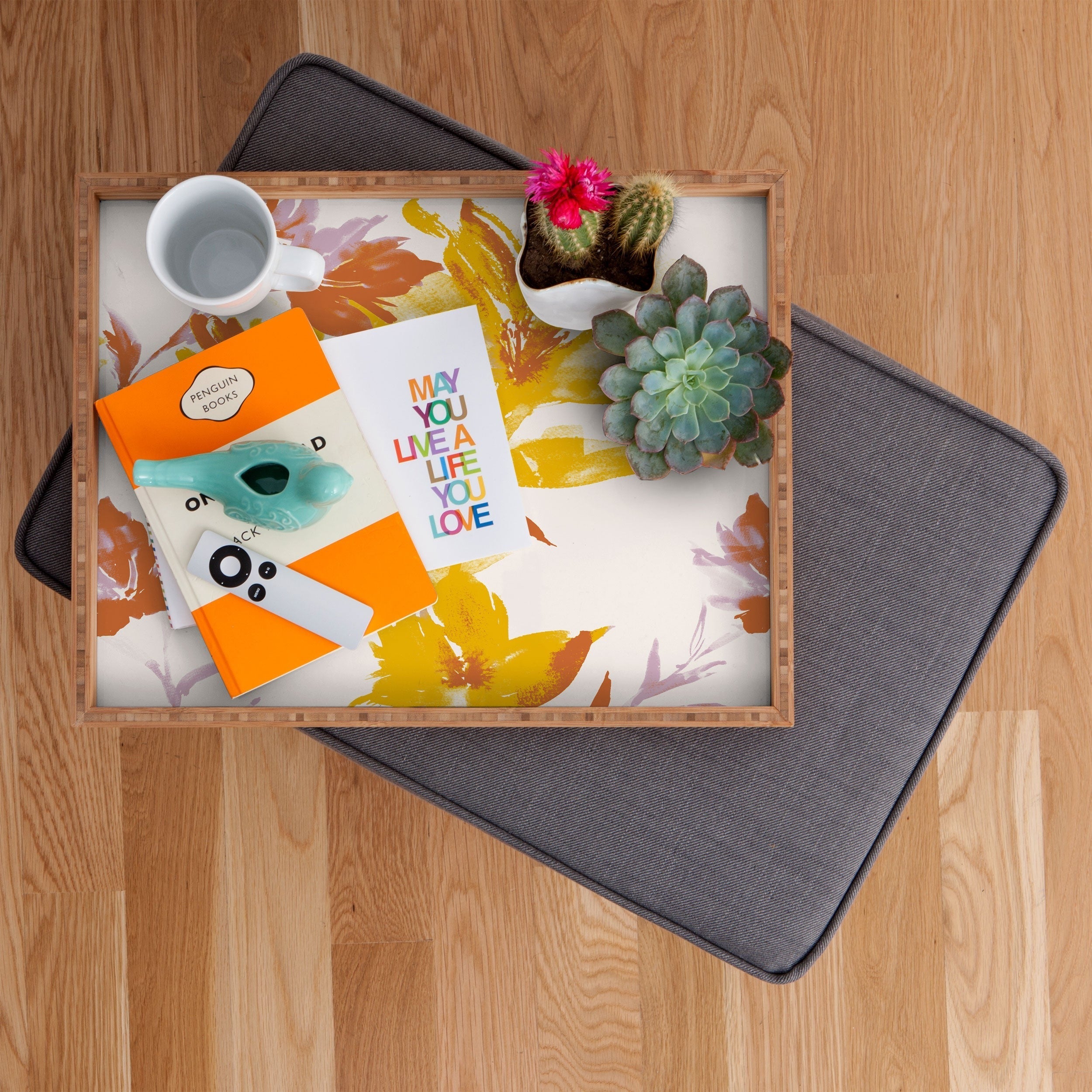 Gabriela Fuente Emma Floral Classic Rectangular Tray