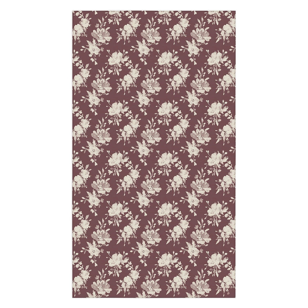 Marta Barragan Camarasa Antique Petal Romance Tablecloth