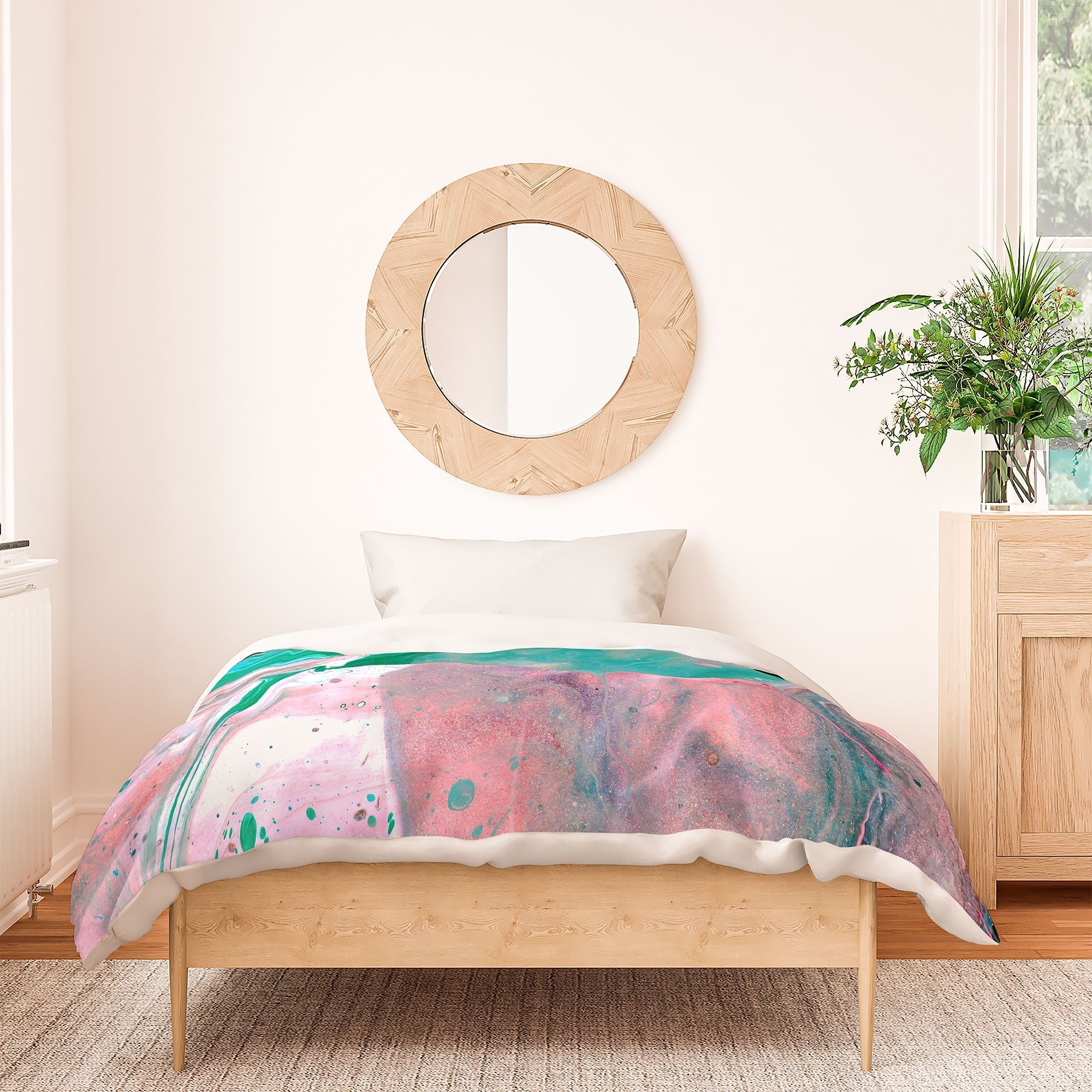 83 Oranges Another Worldly Duvet Cover