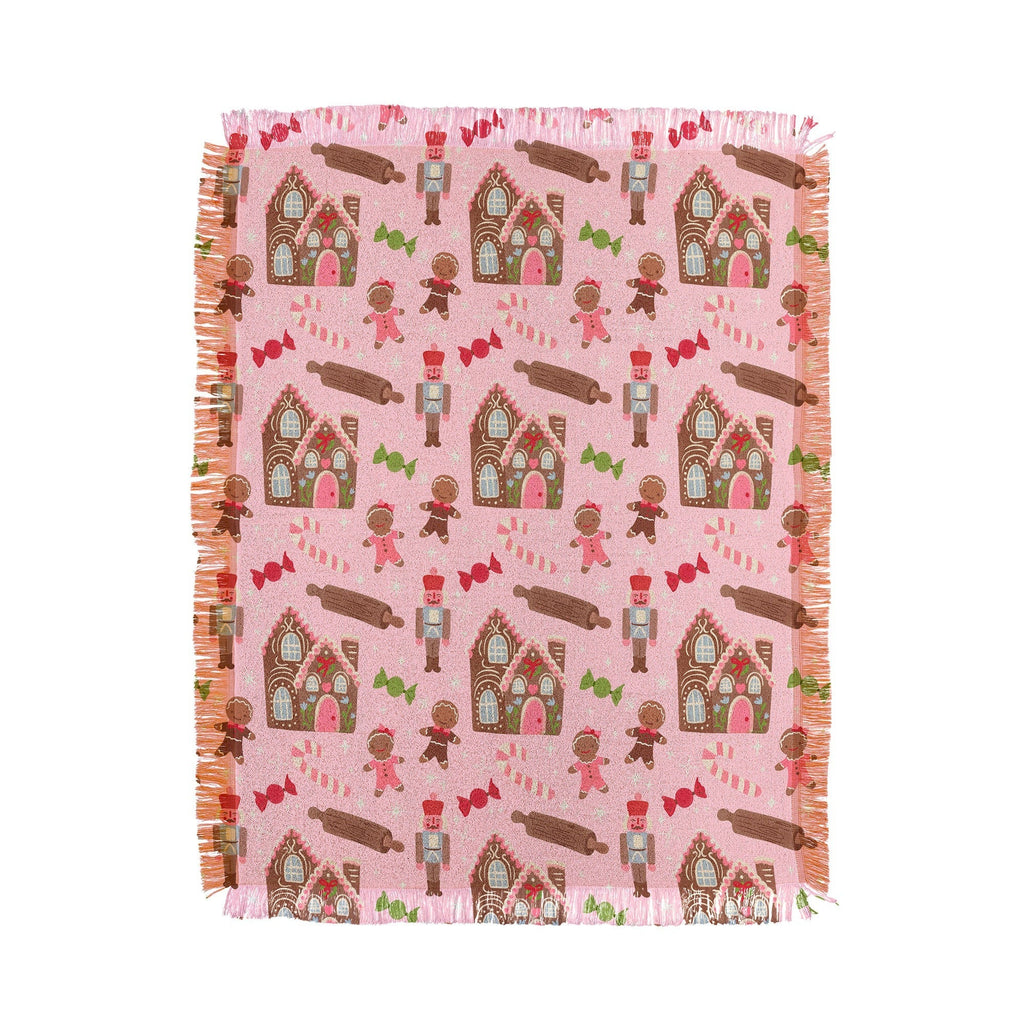 carriecantwell Sweet Christmas Holidays Throw Blanket