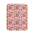 carriecantwell Sweet Christmas Holidays Throw Blanket