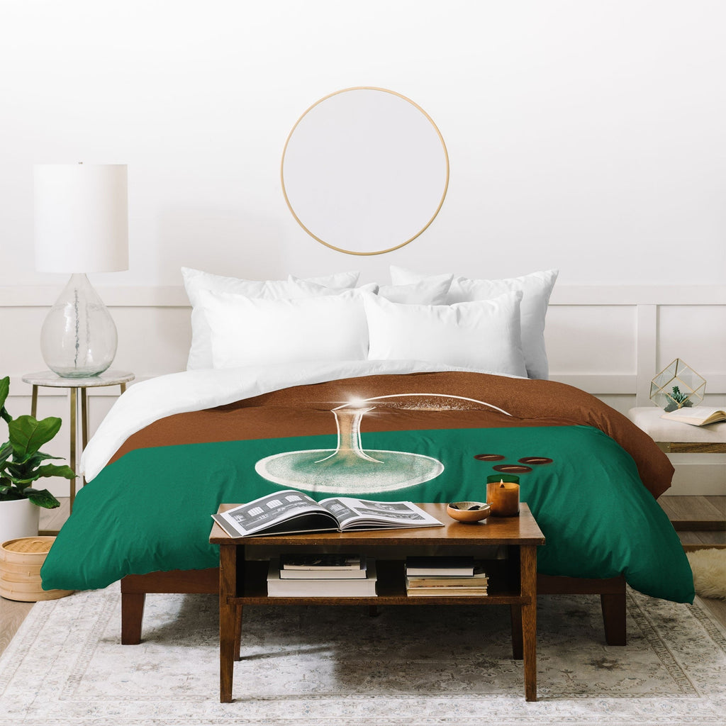 Design by Spark Expresso Martini Coffee Beans Duvet Cover