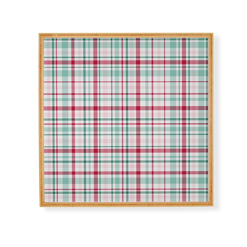 Lisa Argyropoulos Merry Vintage Plaid Framed Wall Art