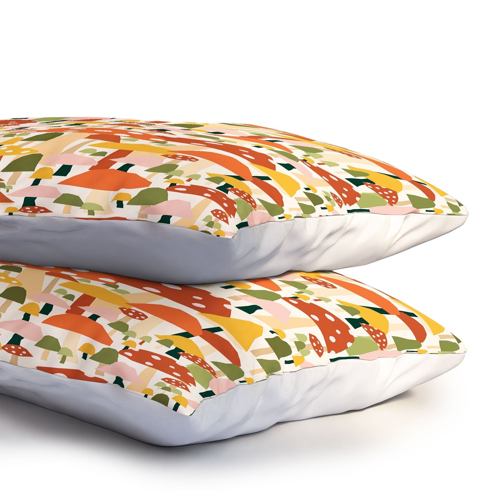 Valeria Frustaci autumnal mushrooms Pillow Shams