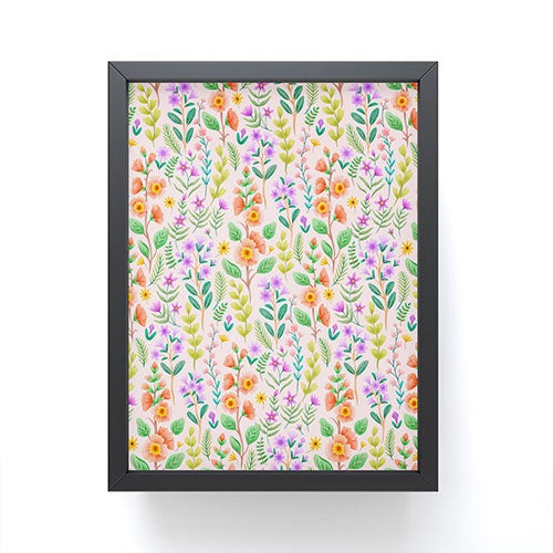 Pimlada Phuapradit Ditsy Spring Floral Framed Mini Art Print