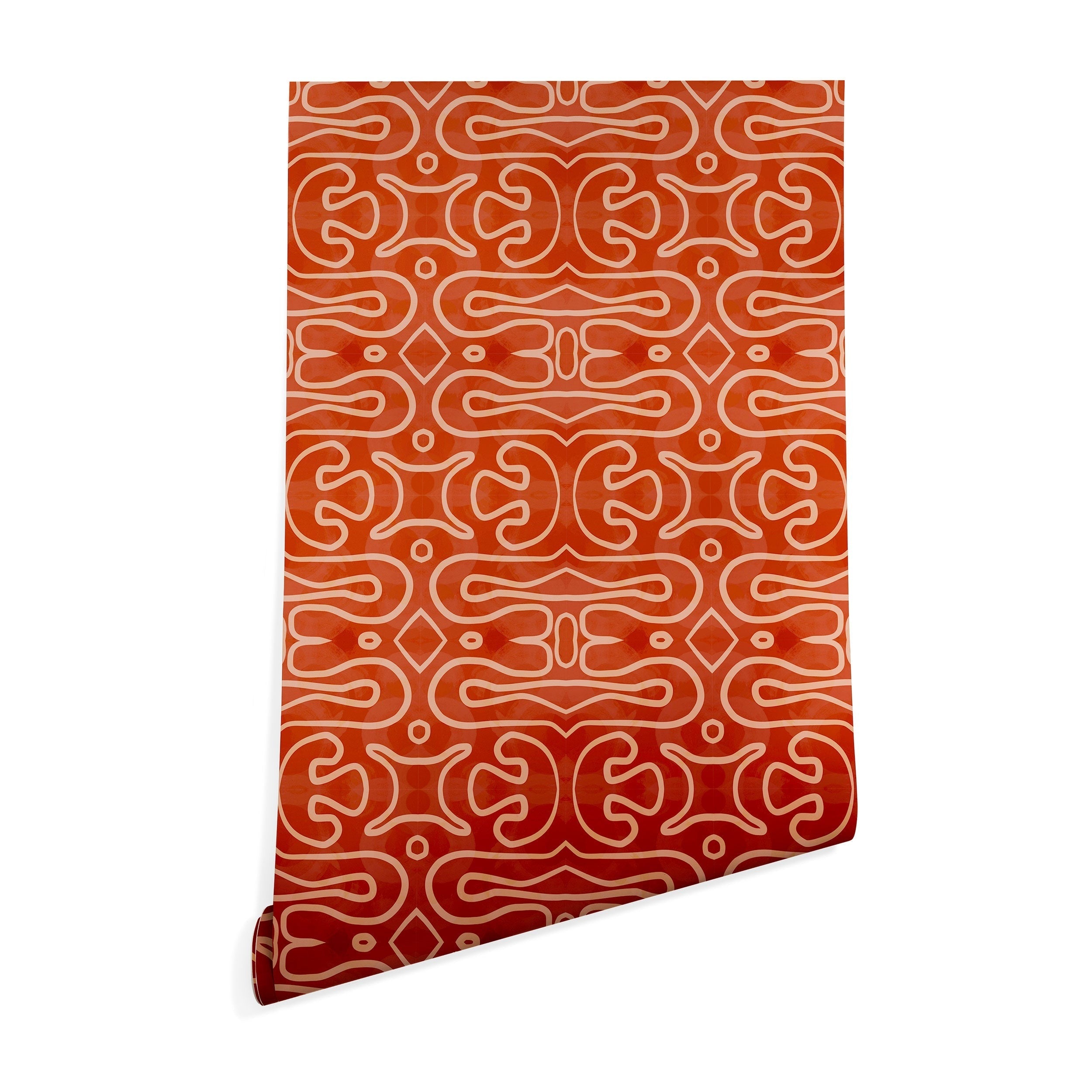 Mirimo Venexiana Burnt Orange Wallpaper