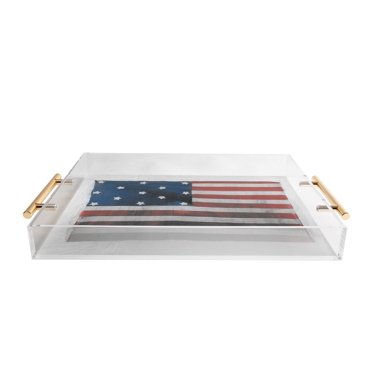 DENY Designs Flag Attributed to Elizabeth Schuyler Hamilton Acrylic Tray