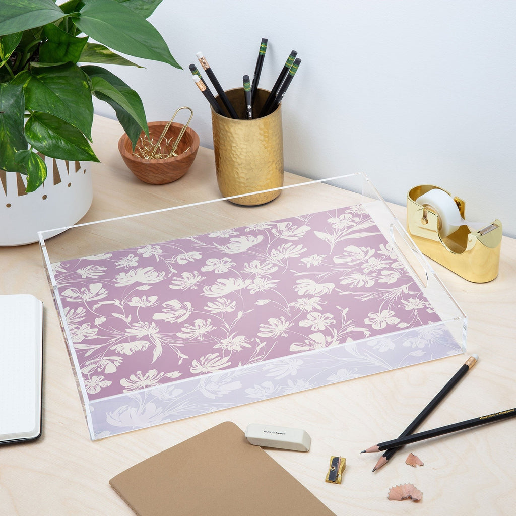 Gabriela Fuente Martine Lilac Acrylic Tray