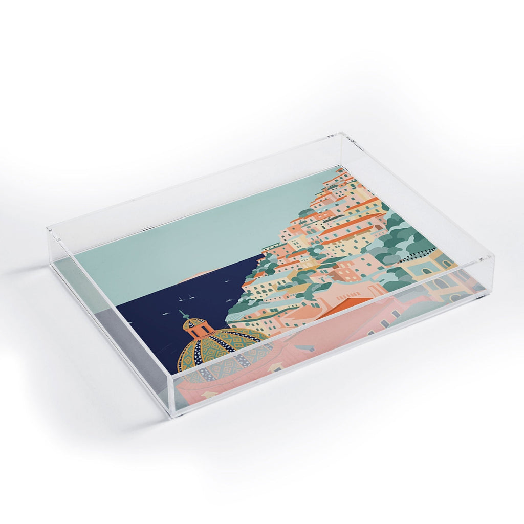 Valeria Frustaci Positano in Italy Acrylic Tray