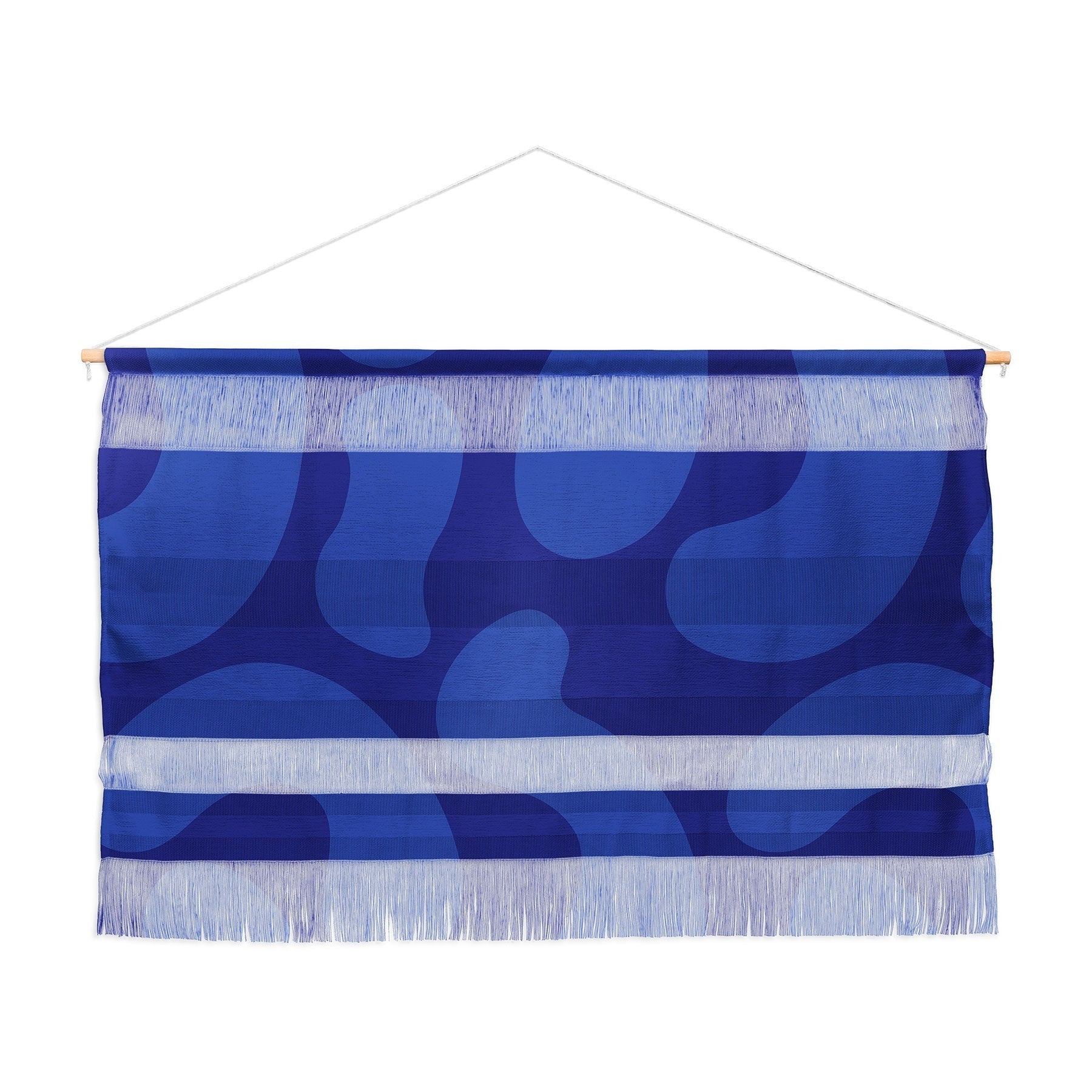 Camilla Foss Blue Pebble Wall Hanging Landscape