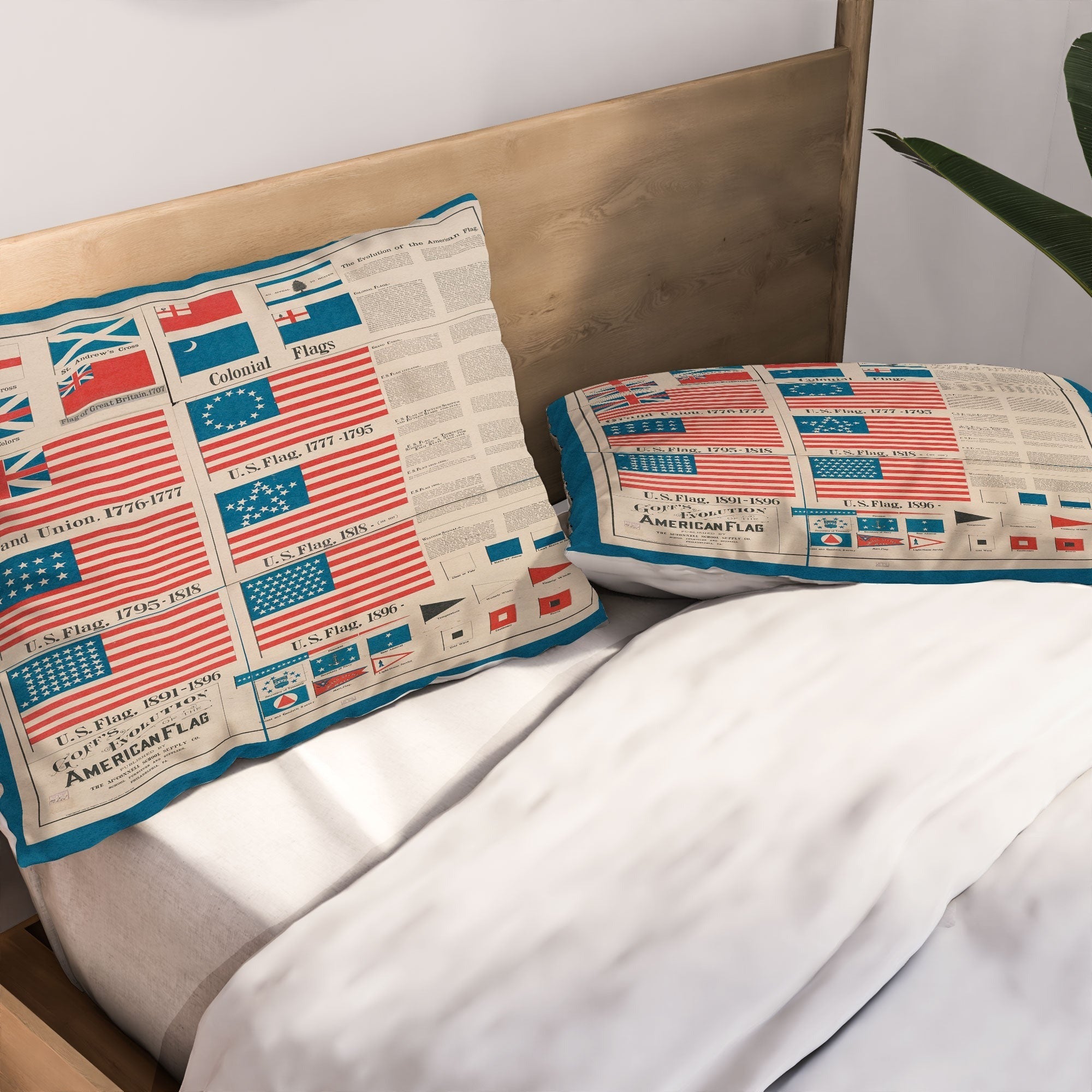 DENY Designs Goff s Evolution of the American Flag Pillow Shams