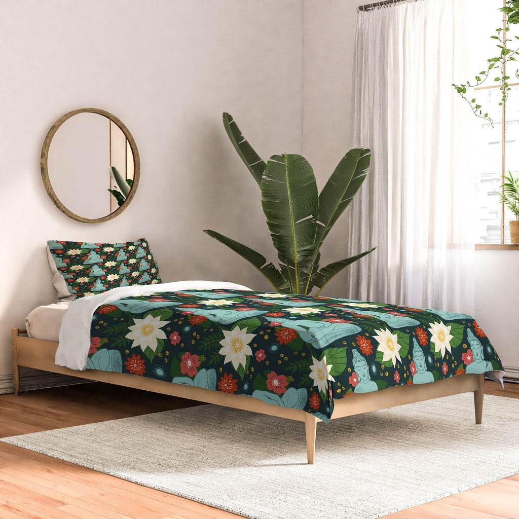 Design by Spark Meditating Lotus Buddha Comforter