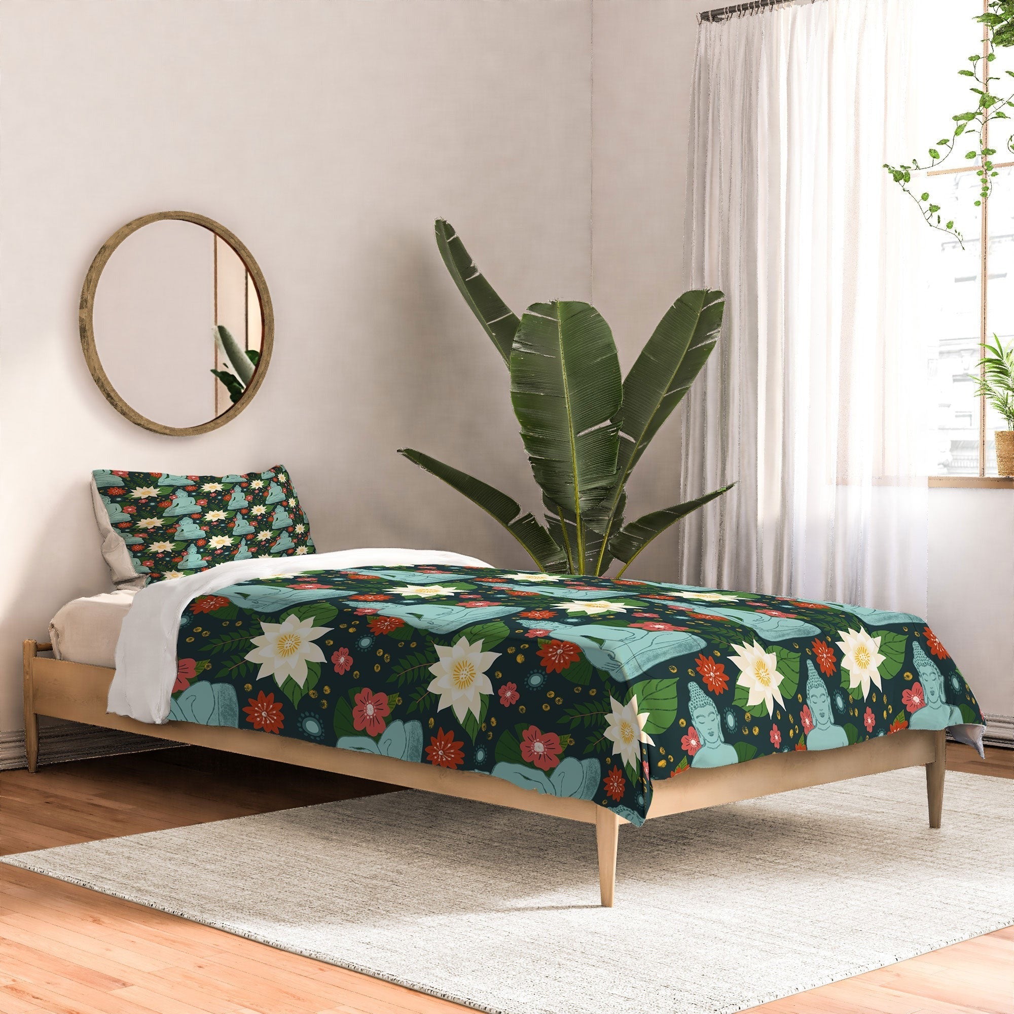 Design by Spark Meditating Lotus Buddha Comforter
