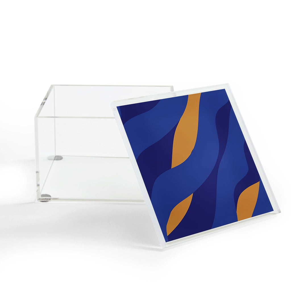 Camilla Foss Pebbles in Stream Acrylic Box