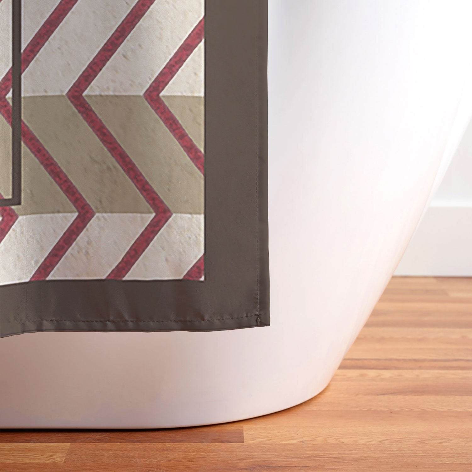 DENY Designs Flag Raisers Striped Square Shower Curtain