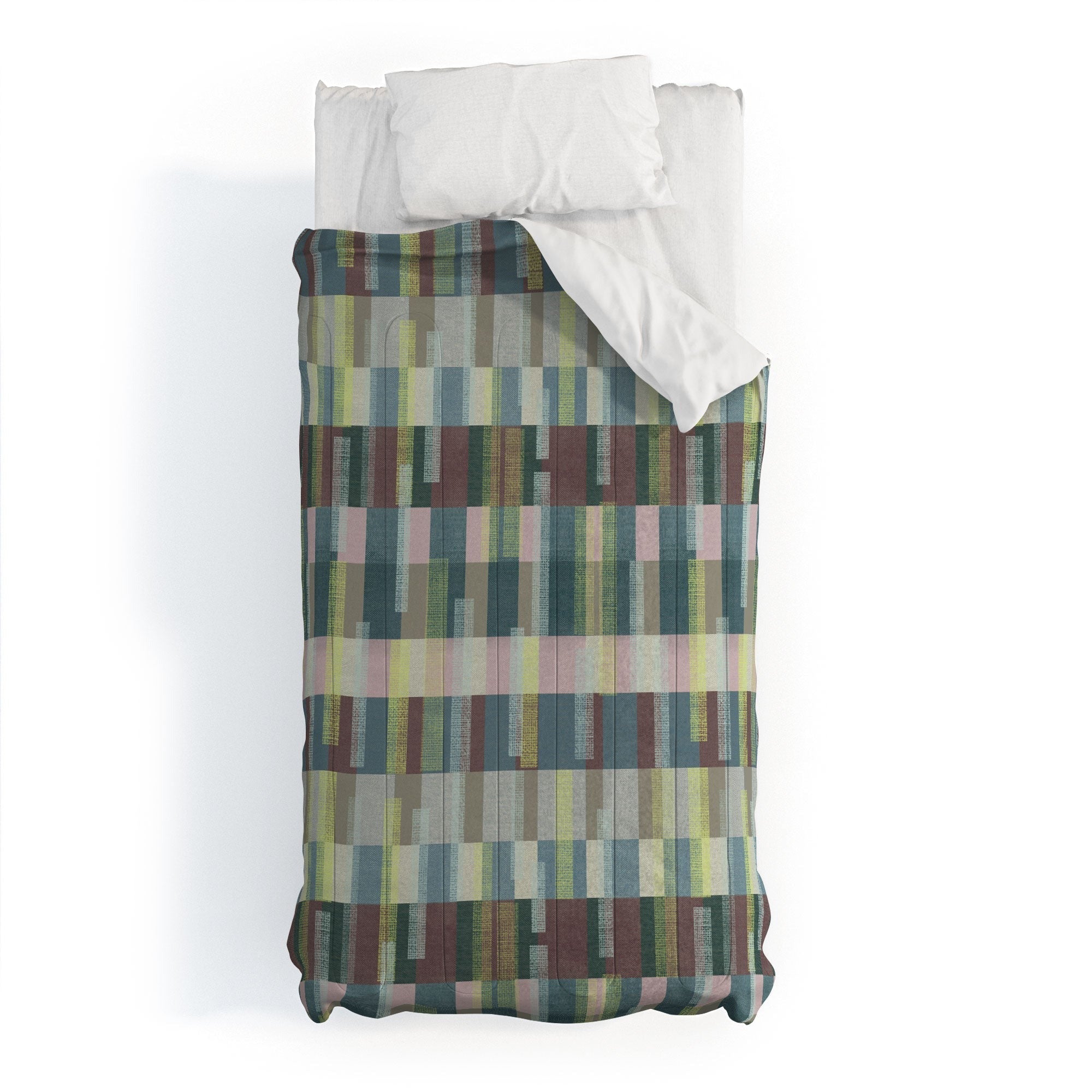 Marta Barragan Camarasa Dynamic Linear Blocks Comforter