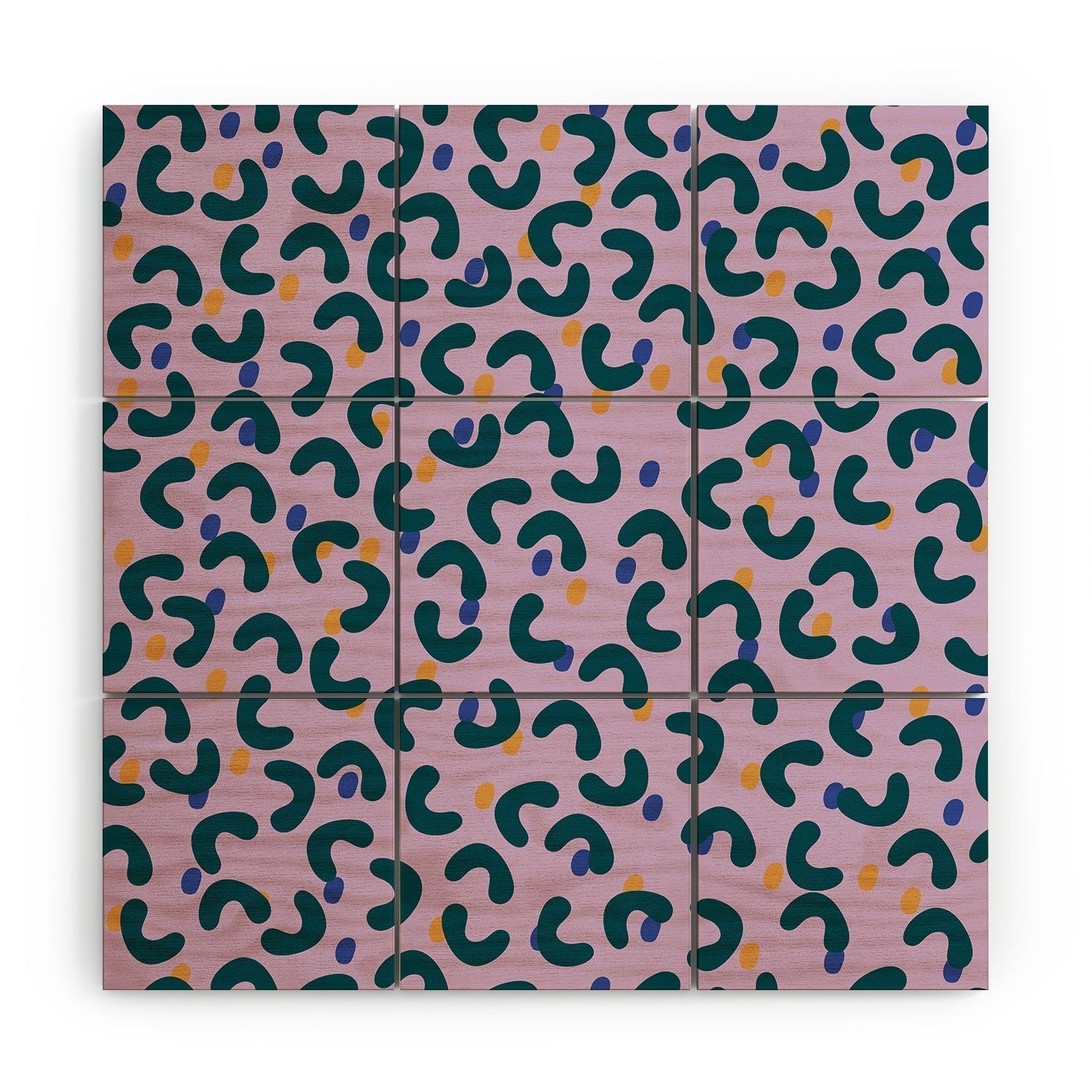 Camilla Foss Pebbles Mix Wood Wall Mural