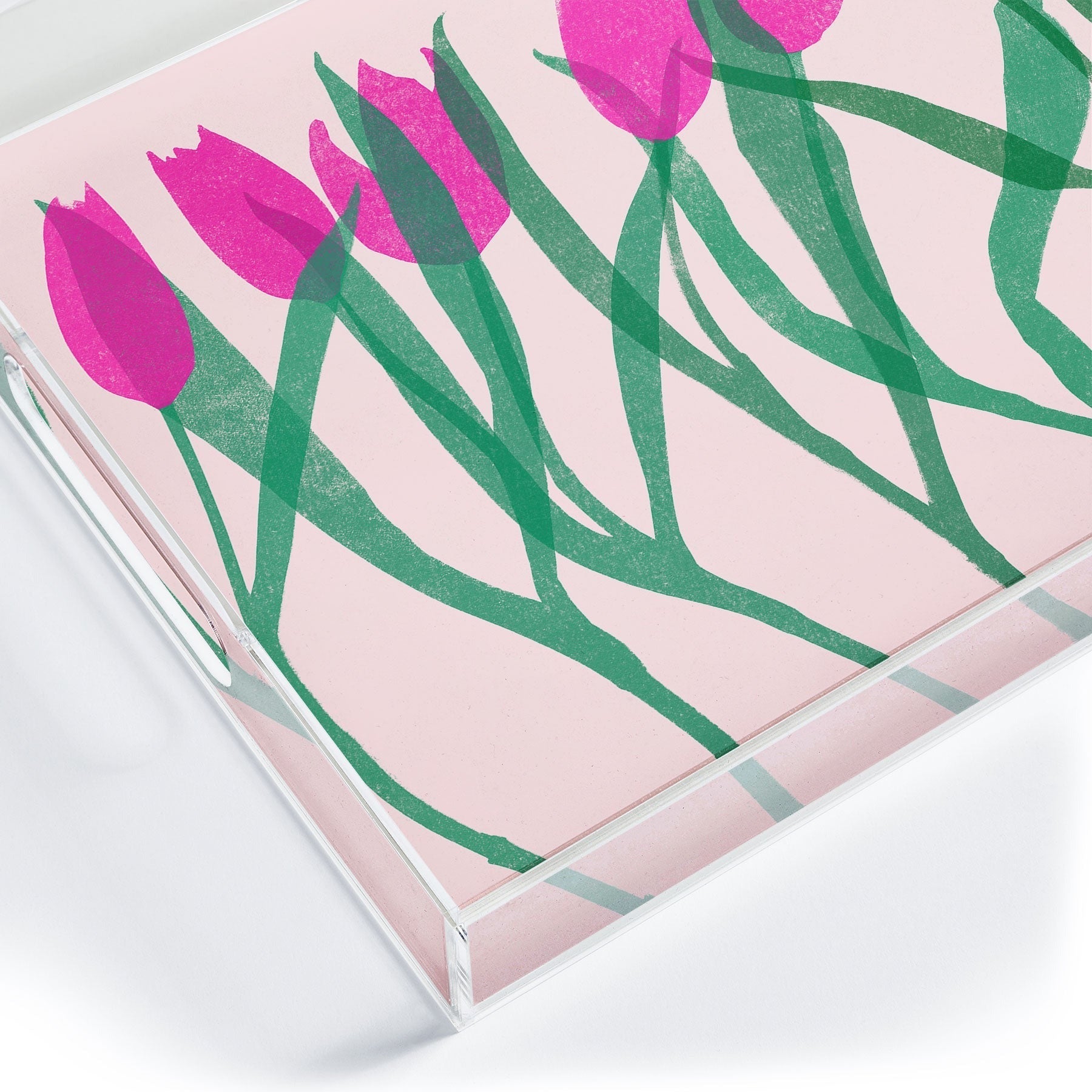 Garima Dhawan tulips 14 Acrylic Tray