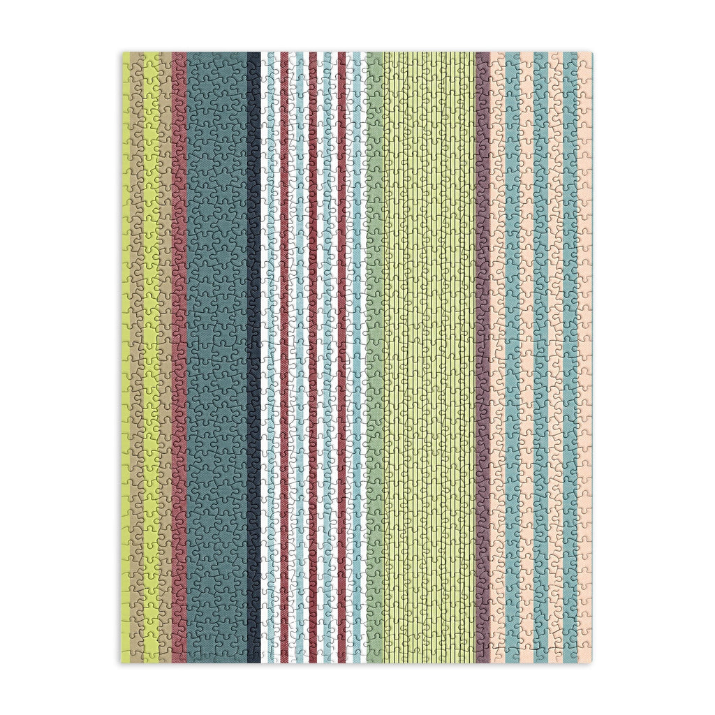 Marta Barragan Camarasa Colorful Stripe Delight Puzzle