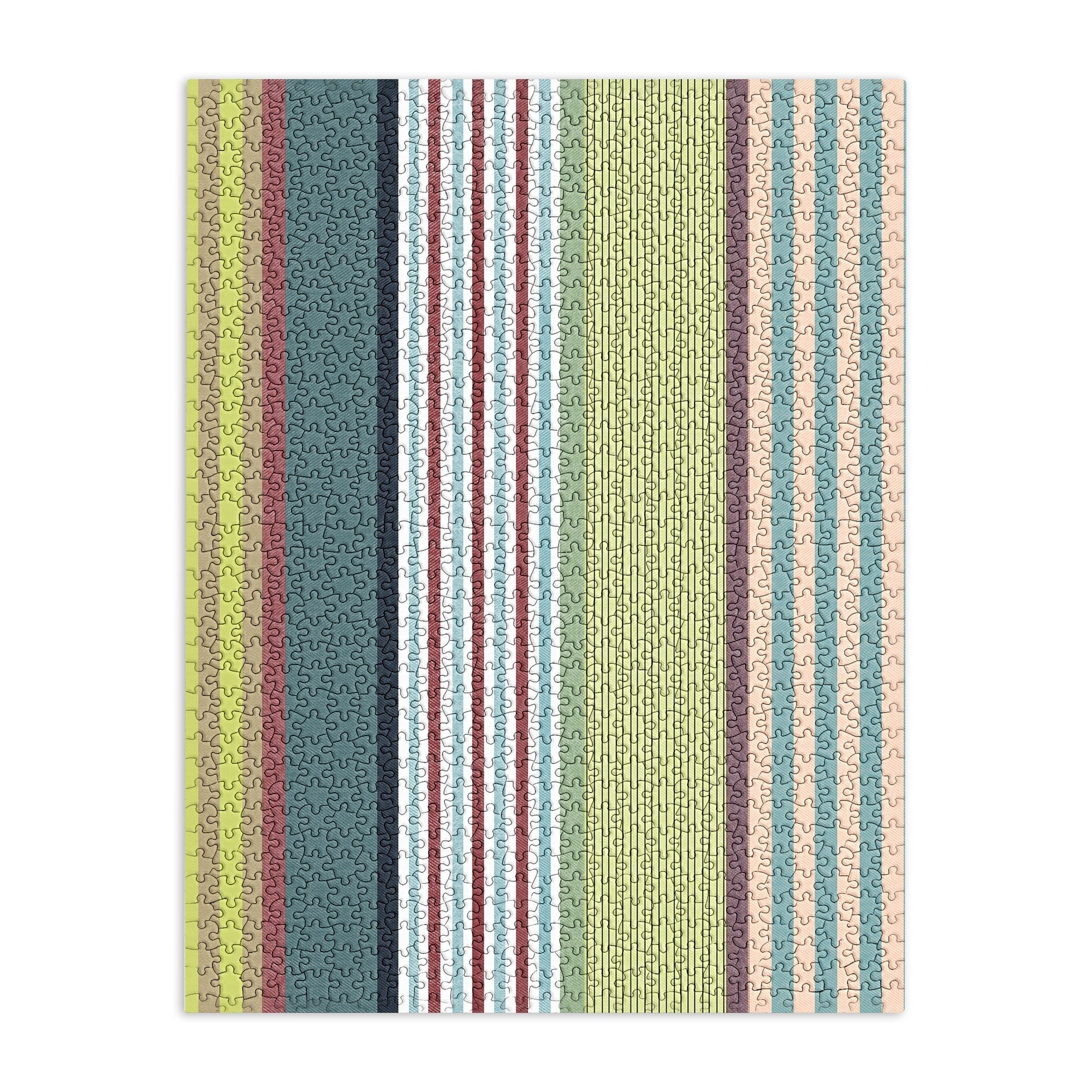 Marta Barragan Camarasa Colorful Stripe Delight Puzzle