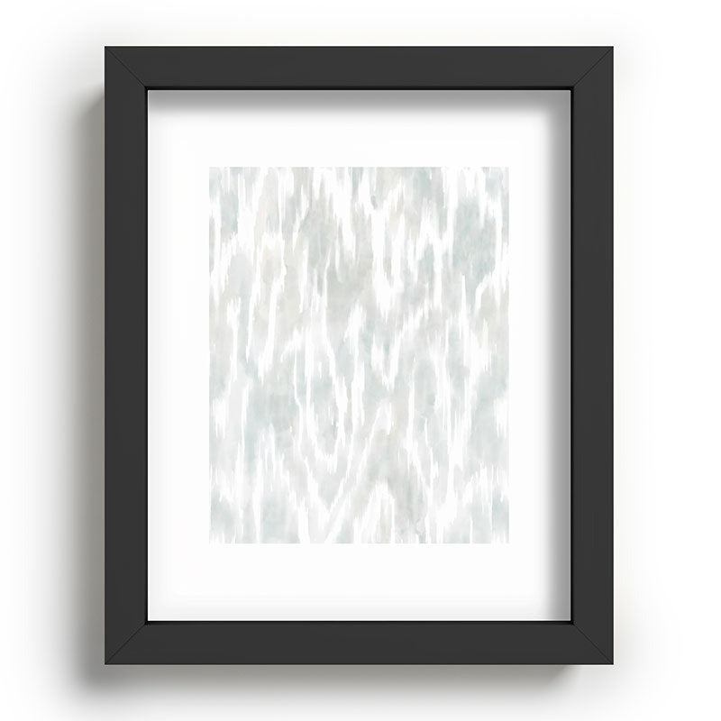 Jacqueline Maldonado Watercolor Wood Grain Recessed Framing Rectangle