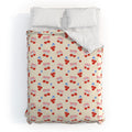 Design by Spark Cherries And Ribbons Duvet Cover