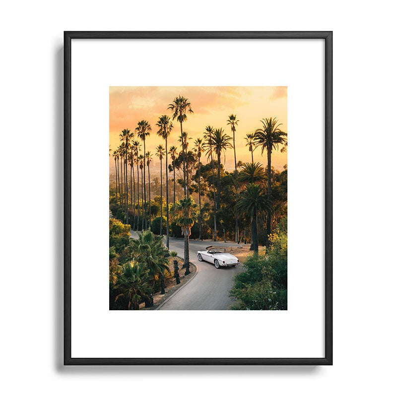 Gal Design Sunset Blvd Metal Framed Art Print