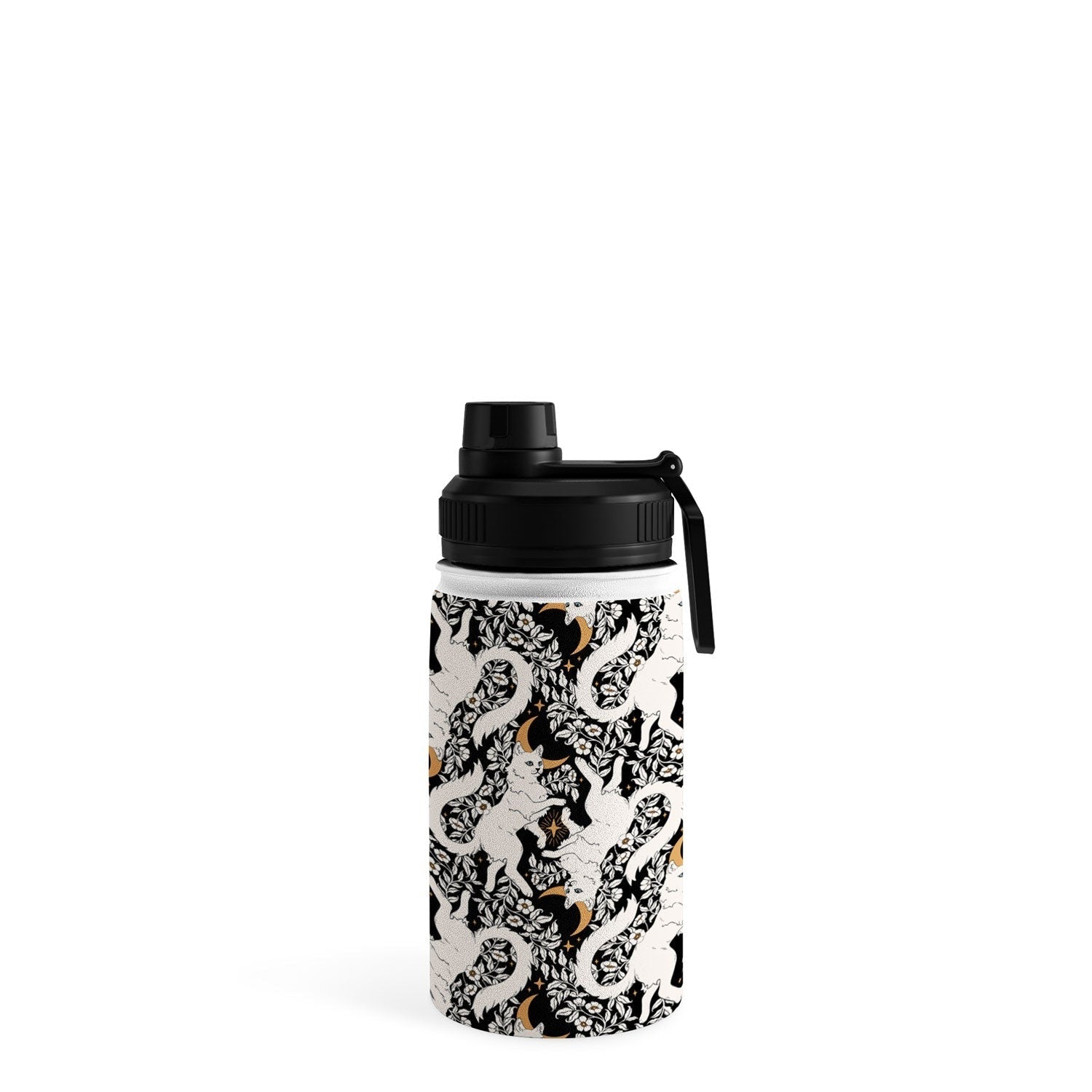 Avenie Celestial Cats Gold Water Bottle