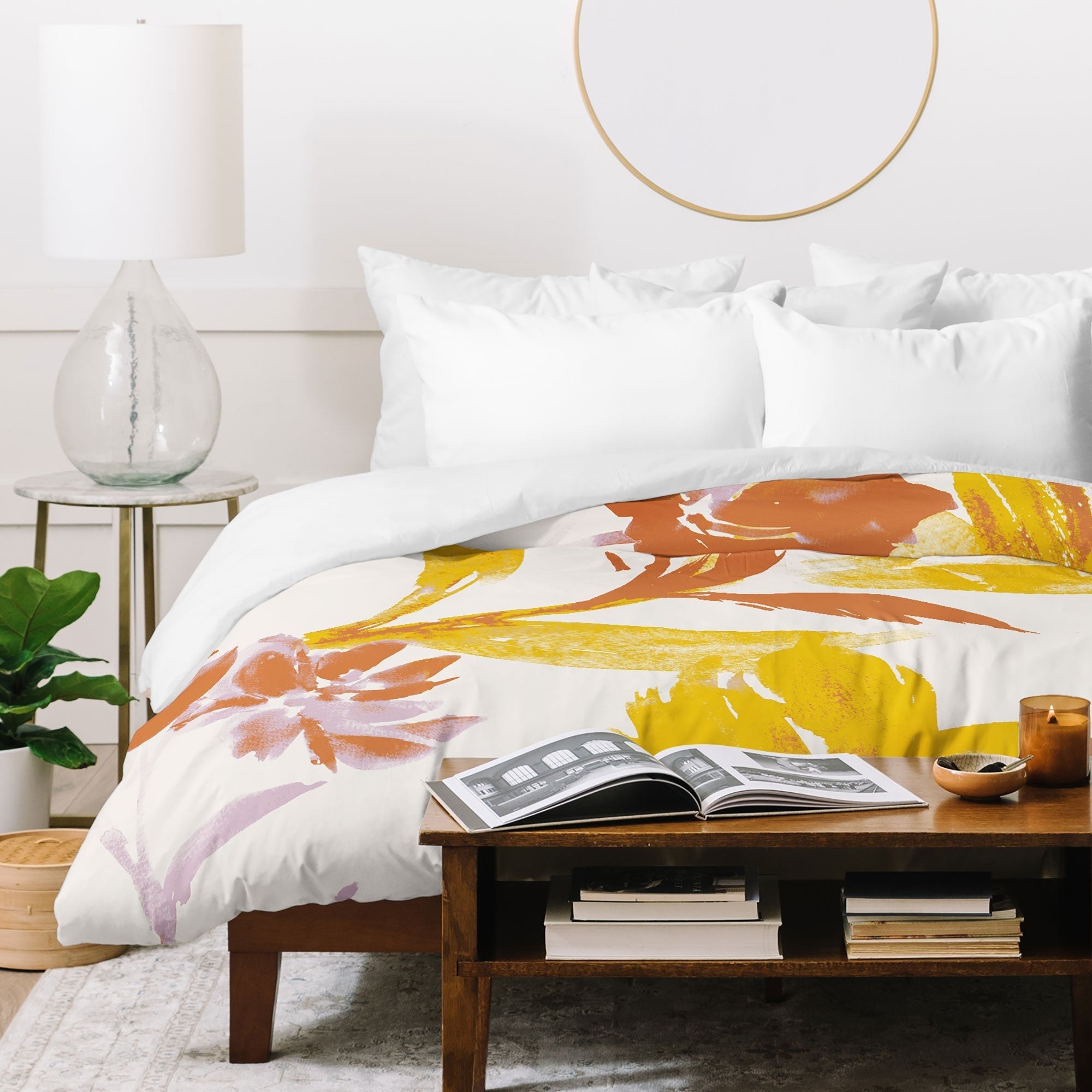 Gabriela Fuente Emma Floral Classic Duvet Cover