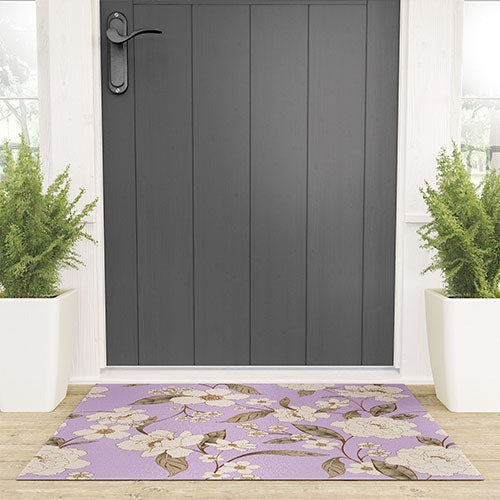 Gabriela Fuente Roberta lilac Welcome Mat