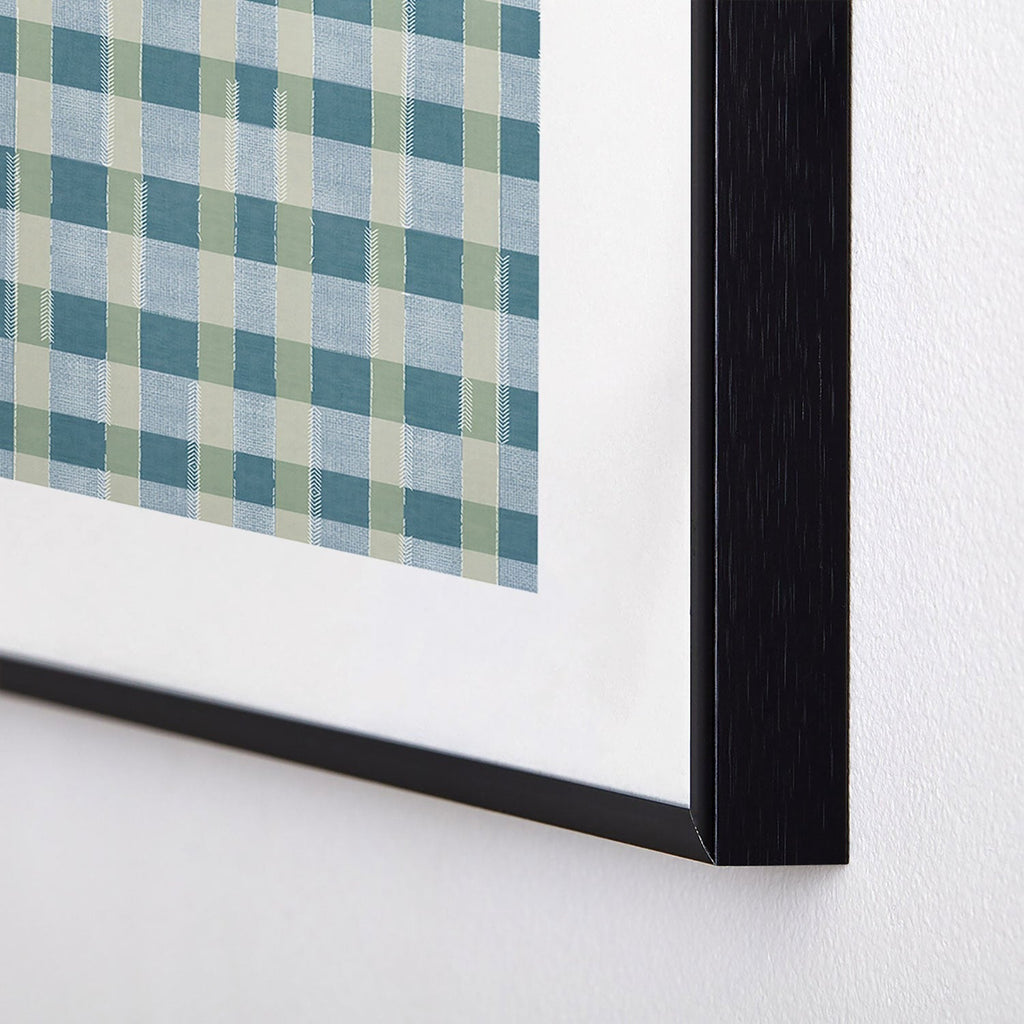 Marta Barragan Camarasa Country Style Checks Metal Framed Art Print