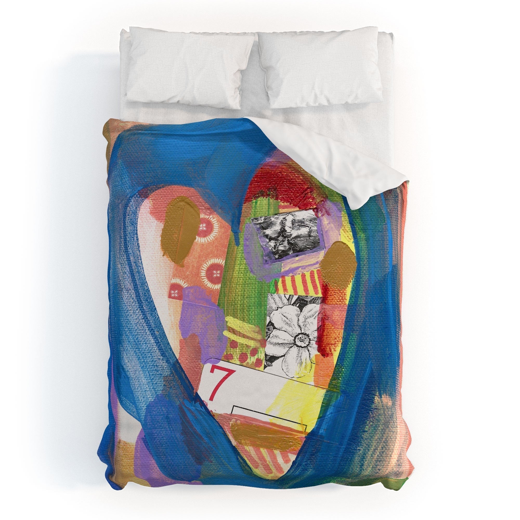 Natalie Baca Lucky in Love Duvet Cover