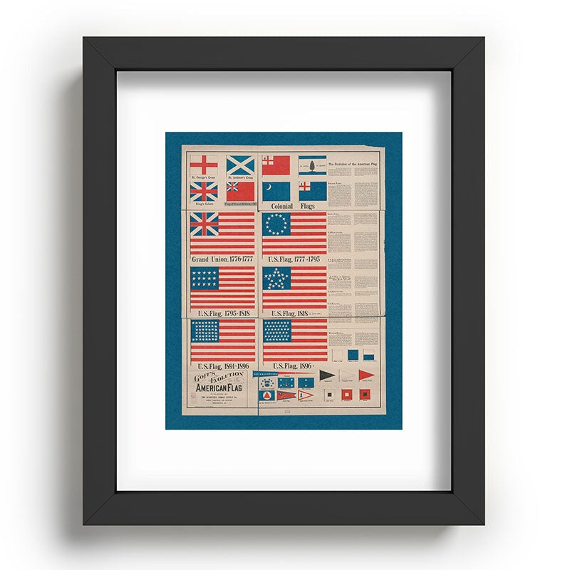 DENY Designs Goff s Evolution of the American Flag Recessed Framing Rectangle