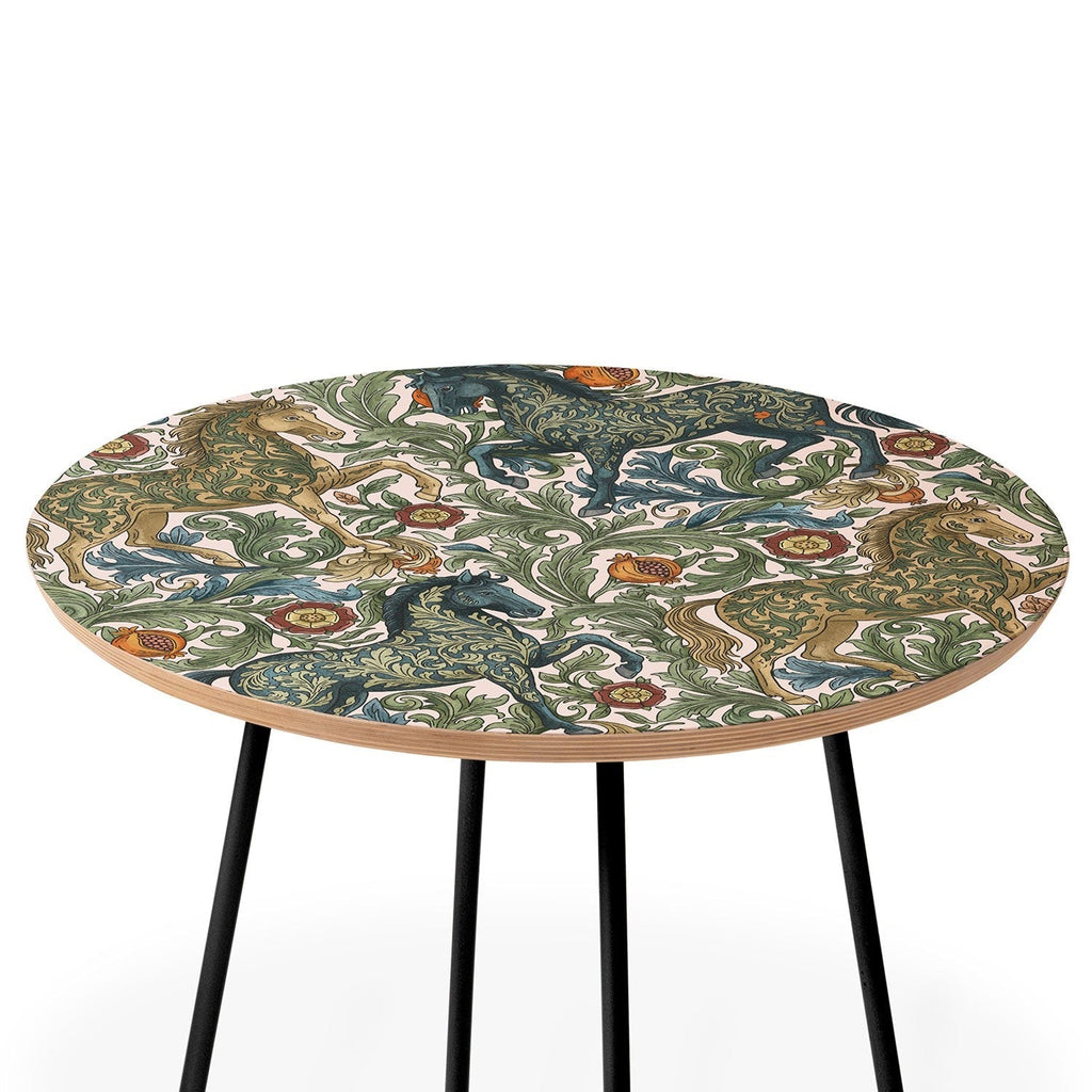 Marta Barragan Camarasa Renaissance Horse Garden Round Side Table