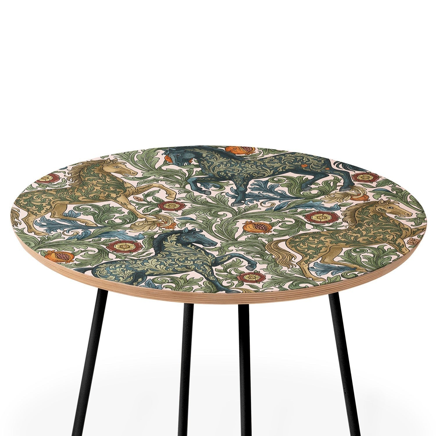 Marta Barragan Camarasa Renaissance Horse Garden Round Side Table